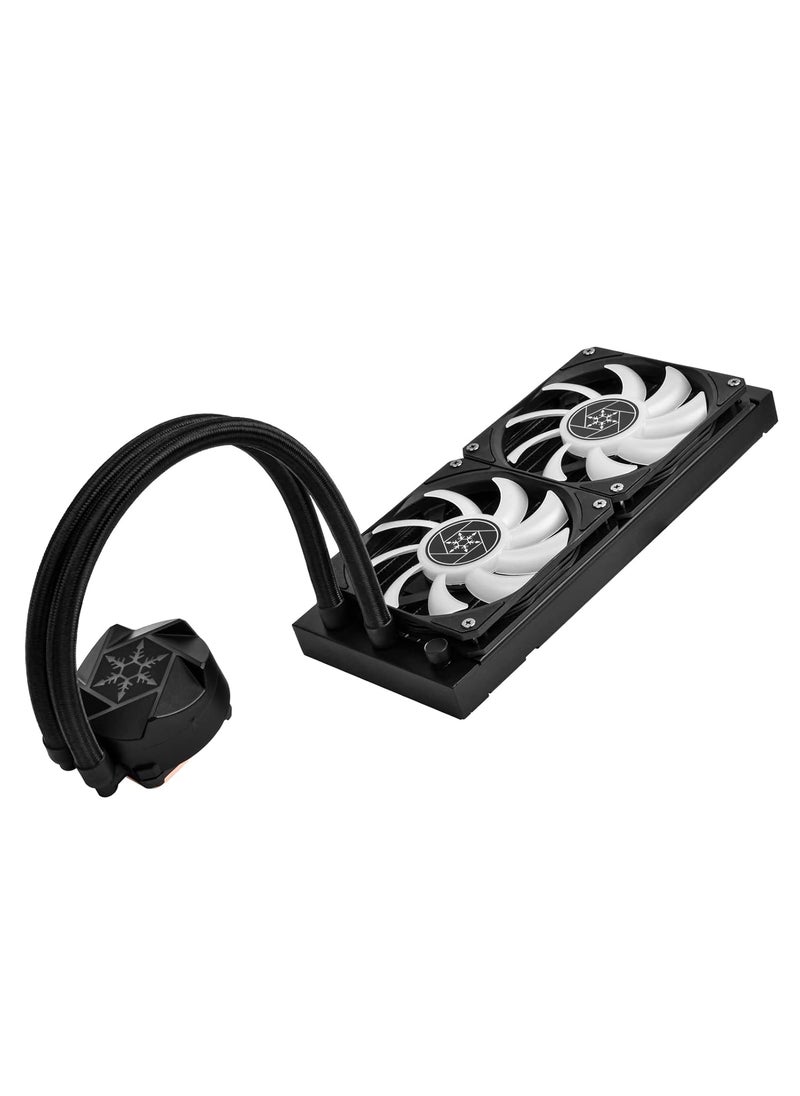 SilverStone SilverStone Technology VIDA 240 Slim High Performance Slim AllinOne Liquid Cooler SSTVD240SLIM  - Image 3