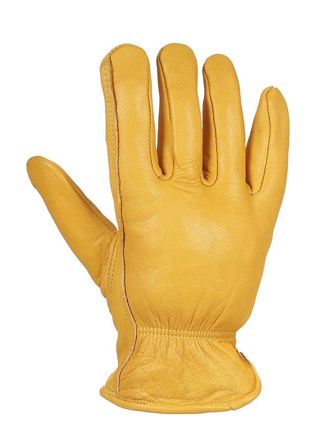 Non Slip Safety Worker Gardening Gloves Yellow - Image 4
