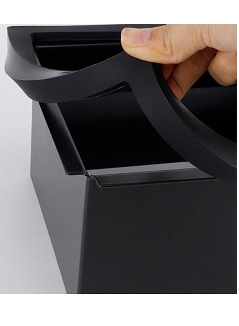 Coffee Built in knock box Grounds Box Disposal Bin Bottomless Embedded Flat Mouth Stainless Steel - Image 5