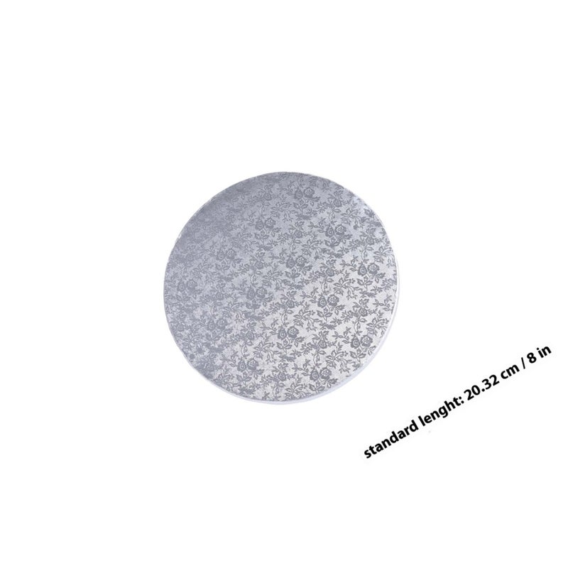 8 Inch Round Cake Board For Presenting Decorated Cakes Moving Plate Turntable Baking Tool - Image 2