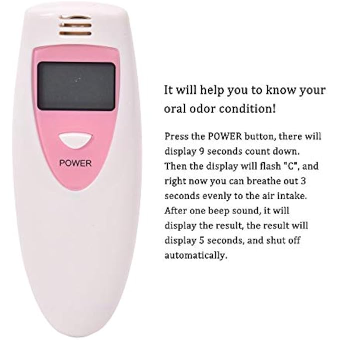 rayihni Portable Bad Breath Detector Oral Hygiene Condition Tester Mouth Internal Odor Monitor Tools - Image 2