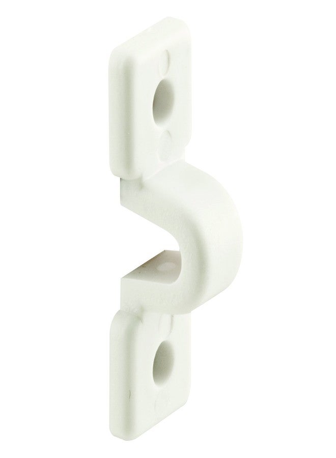 Prime-Line MP7018 Loop Clip, Fits Wire Shelves, Plastic Construction, White (12 Pack) - Image 1