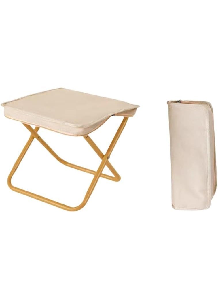 VIHM VIHM Portable Folding StoolLightweight Foldable Lawn ChairFoldable Camping Stool Multifunctional Stool with Zip Handbag Packed Stool for Outdoor Fishing Hiking Travel Picnic Beach 