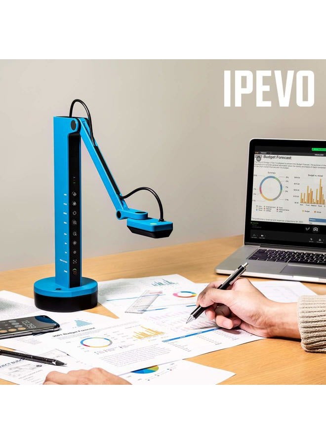 IPEVO VZ-X Wireless 8MP Document Camera, 3 Modes of Connectivity — Wi-Fi, HDMI, and USB, Compatible with Web Conferencing Software in USB Mode, Works Wirelessly with iOS, tvOS, and Android - Image 4