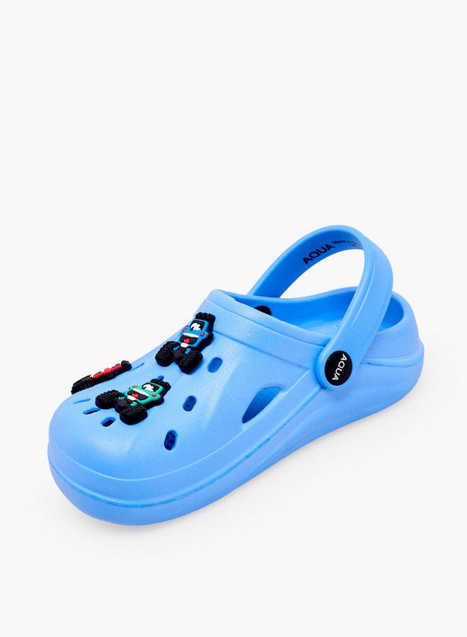 Aqua Boys Truck Jibbitz Clogs - Image 4
