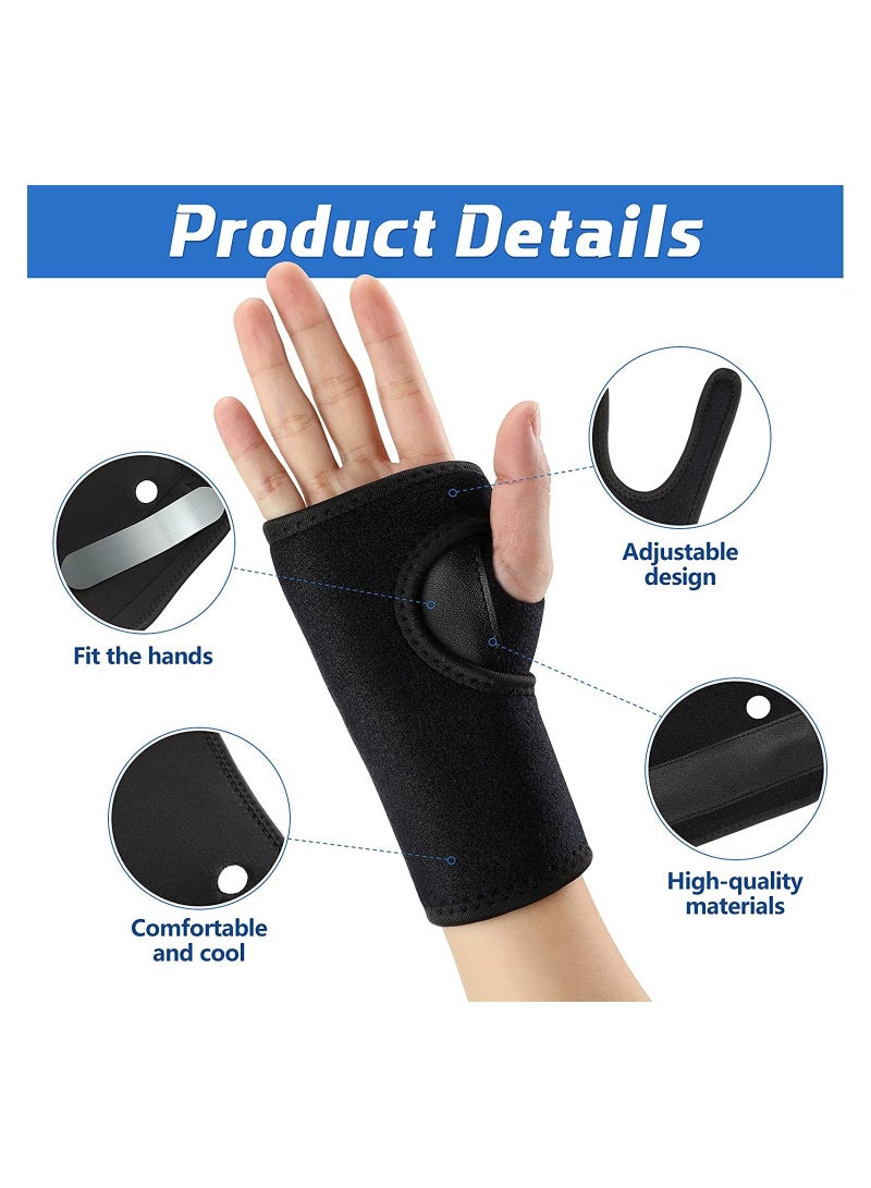 2 Pieces Carpal Tunnel Wrist Braces for Night Wrist Sleep Support - Image 3