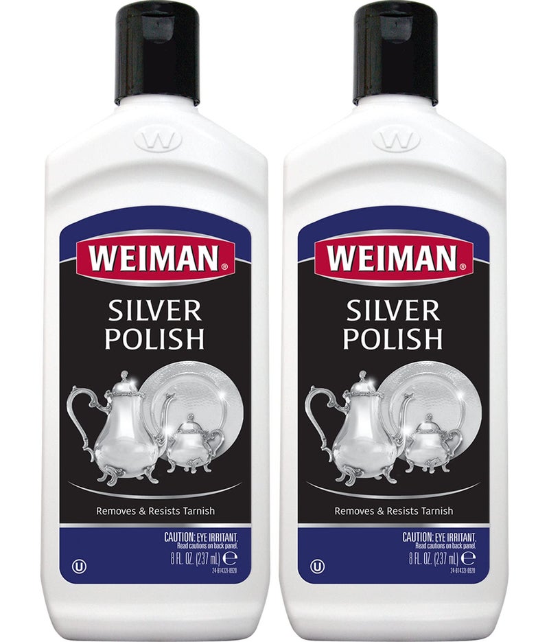 Weiman بوليش الفضة من وايمان، زجاجات 8 أونصات، عبوة من 2 - Image 1