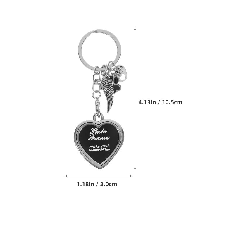 Pet Dog Memorial Photo Frame Keychain Present Unique To Showcase Pet Memories Zinc Alloy Keyring For Pet Memorial Keychain For Dogs - Image 3