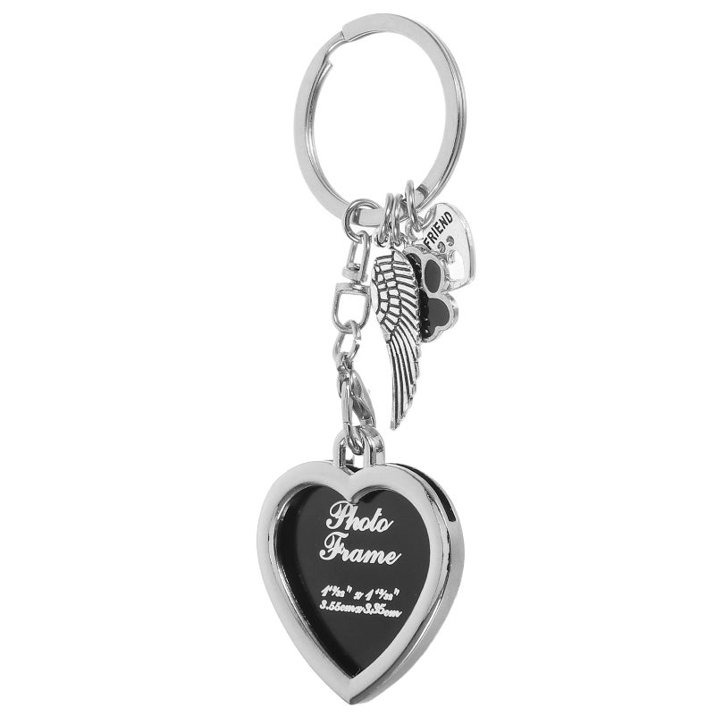 Pet Dog Memorial Photo Frame Keychain Present Unique To Showcase Pet Memories Zinc Alloy Keyring For Pet Memorial Keychain For Dogs - Image 4