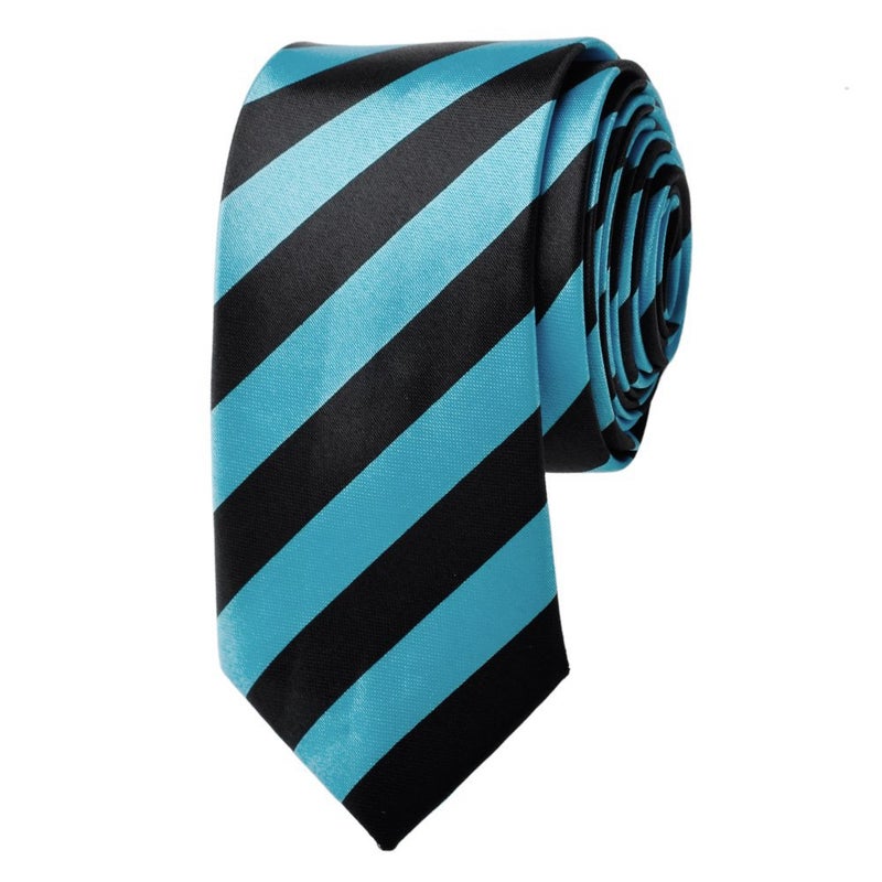 Premium Polyester Material Mens Dress Tie Luxury Business Ties Fashionable Formal Neckties For Men Wholesale Available Peacock blue  - Image 1