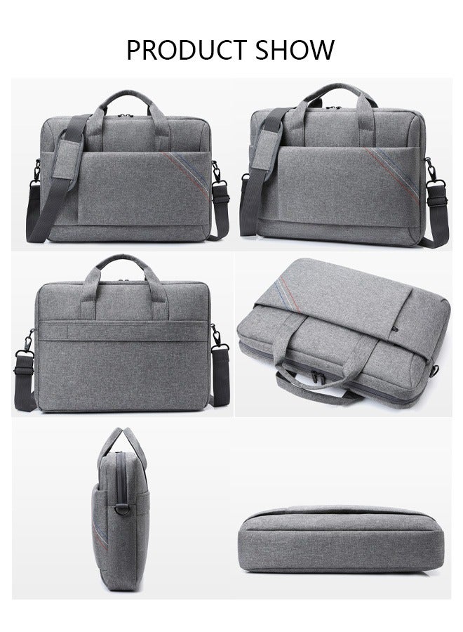 DUNISO 15.6 Inch Laptop Bag Lightweight Computer Bag Travel Business Handbag Briefcase Water Resistant Shoulder Messenger Bag for Men and Women Work Office College School  - Image 2