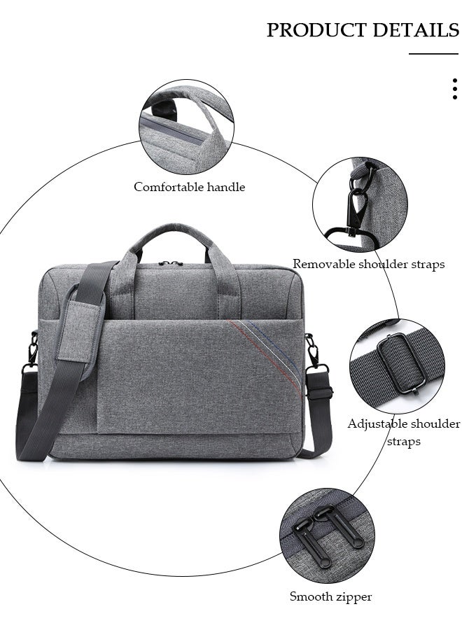 DUNISO 15.6 Inch Laptop Bag Lightweight Computer Bag Travel Business Handbag Briefcase Water Resistant Shoulder Messenger Bag for Men and Women Work Office College School - Image 5