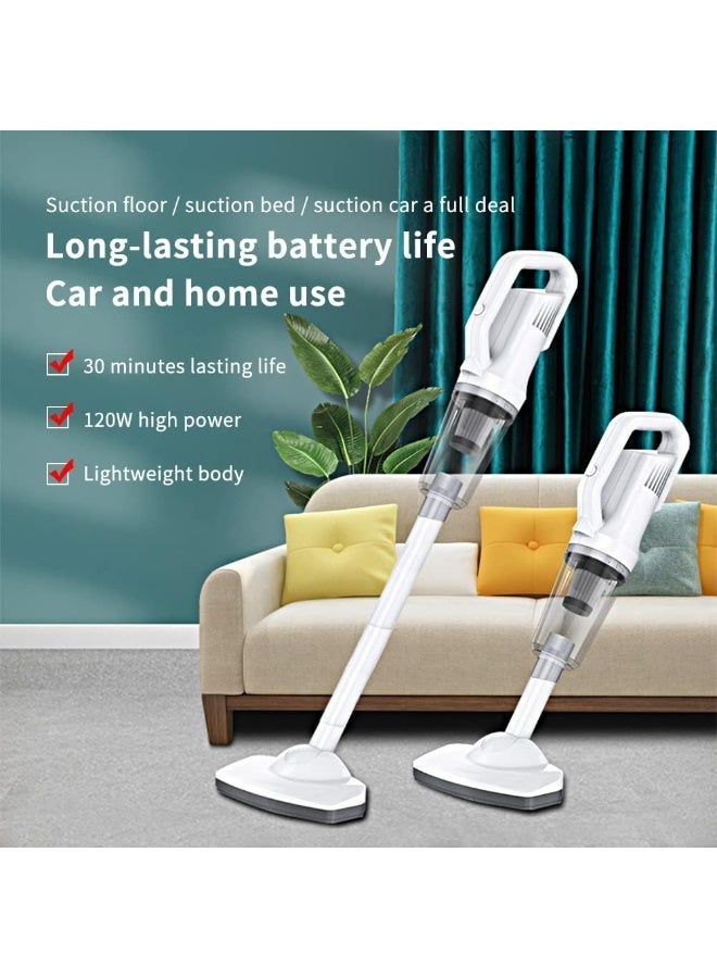 VacuumPal Handheld Vacuum Cleaner, 7500Pa Powerful Suction Cordless Vacuum, Dual-Purpose Handheld Pusher for Pet Hair, Carpets & Floors — Long Press Power Button 2–3s to Turn On - Image 1