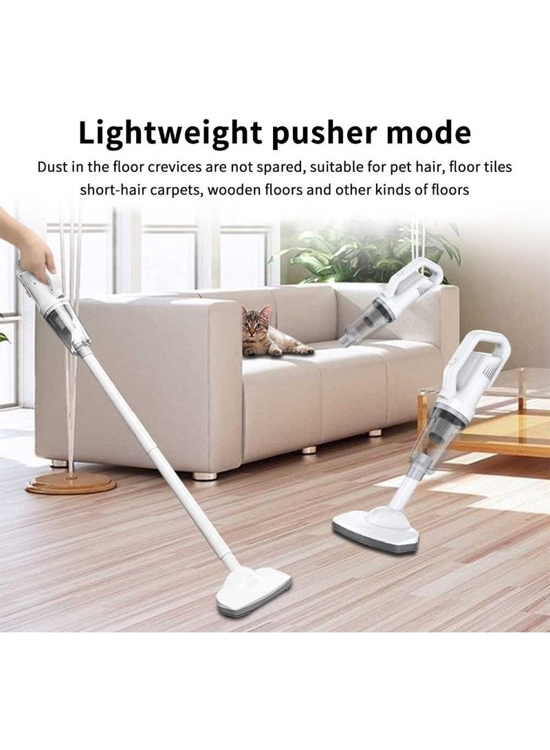 VacuumPal Handheld Vacuum Cleaner, 7500Pa Powerful Suction Cordless Vacuum, Dual-Purpose Handheld Pusher for Pet Hair, Carpets & Floors — Long Press Power Button 2–3s to Turn On - Image 3