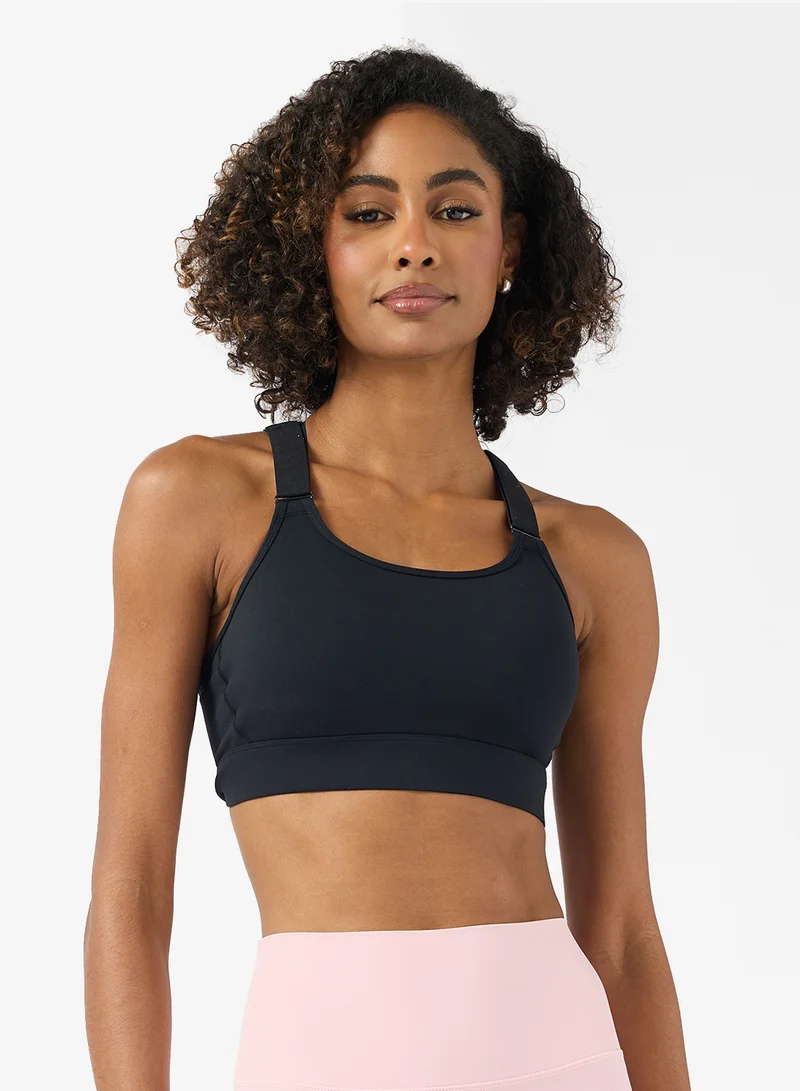 High Support Sports Bra with Back Clasp