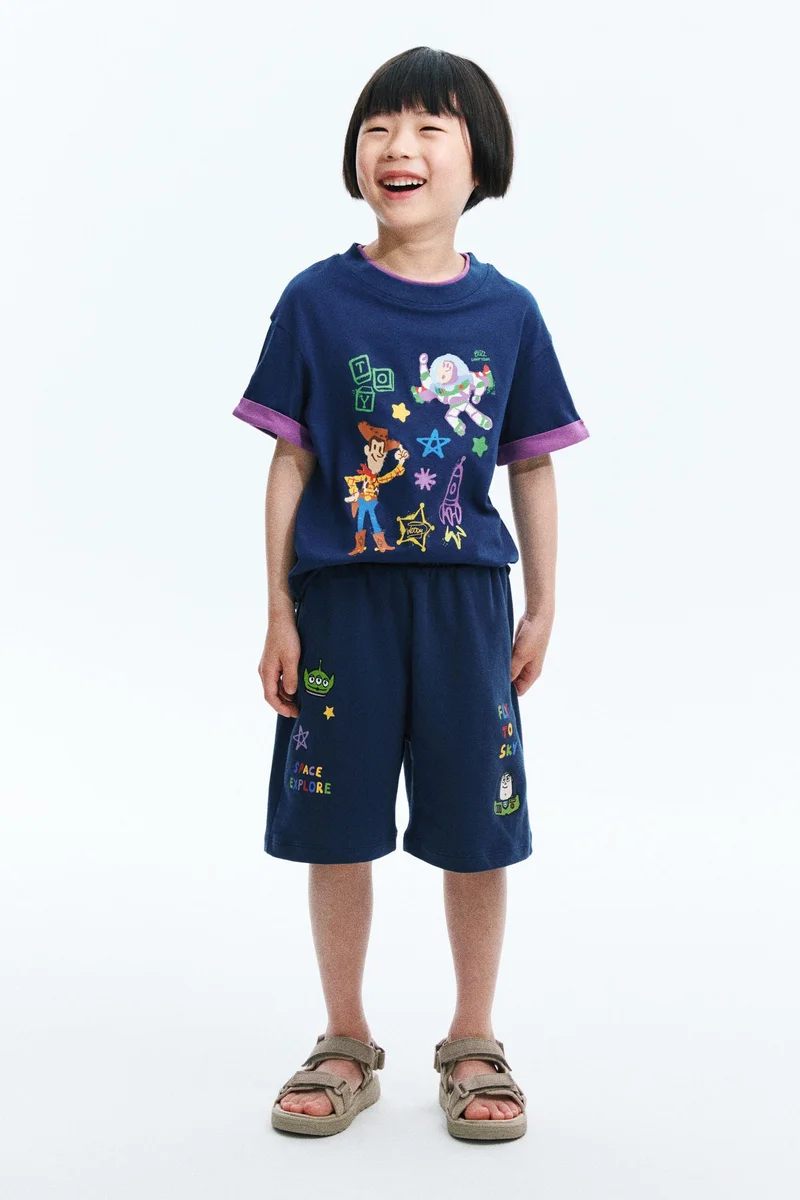 H&M Layered-look printed T-shirt