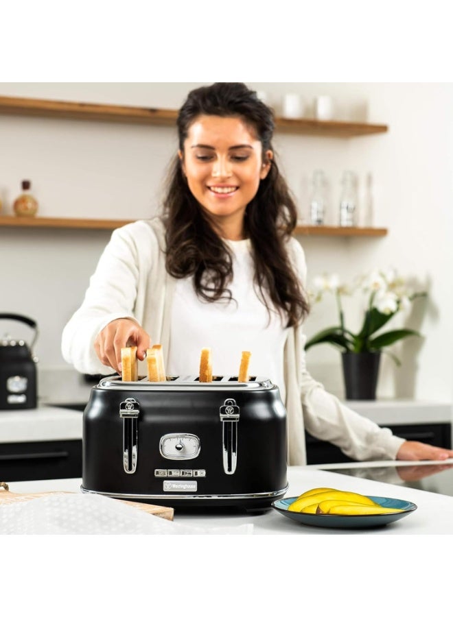Retro Series 4 Slice Toaster WH - Image 3