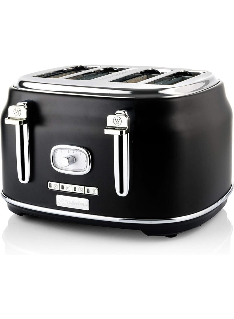 Retro Series 4 Slice Toaster WH - Image 1