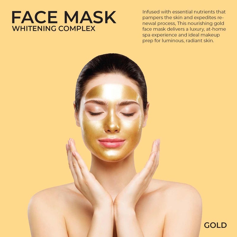COSMO Gold Whitening and Rejuvenating Face Mask 625g, With Natural Ingredients to Nourish and Revitalize Your Skin - Image 3