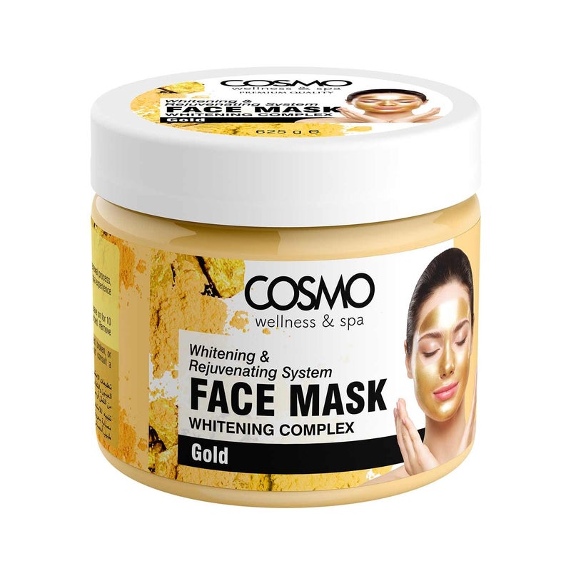 COSMO Gold Whitening and Rejuvenating Face Mask 625g, With Natural Ingredients to Nourish and Revitalize Your Skin - Image 1