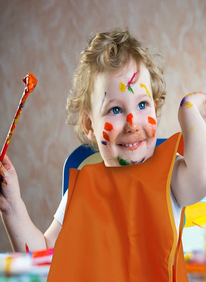 NANASO 4Pack Smock for Kids,Children Waterproof Art Smock Painting Feeding, Kids Painting Apron Handwork, Cooking, Toddler Paint Smock for Age 2-6 Years Gifts - Image 3