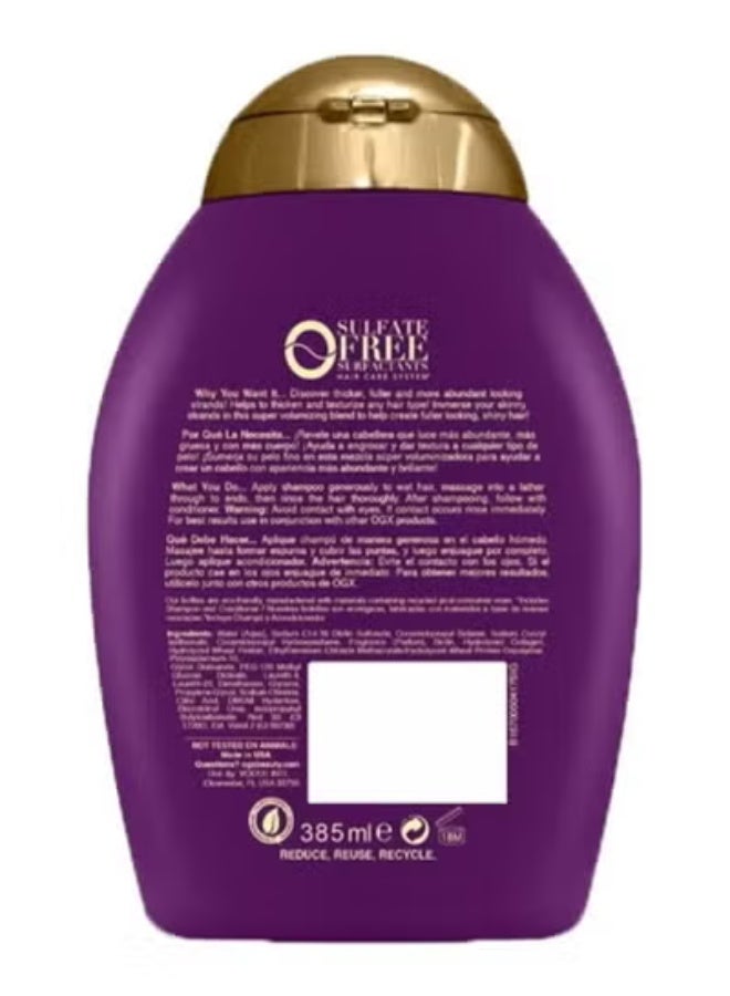 Ogx Thick And Full Biotin Shampoo 385ml - Image 2