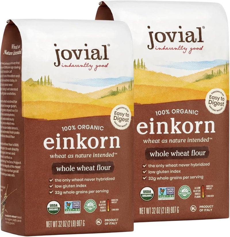 Jovial Organic Einkorn Whole Wheat Flour - 32 oz (2 Pack) - Image 1