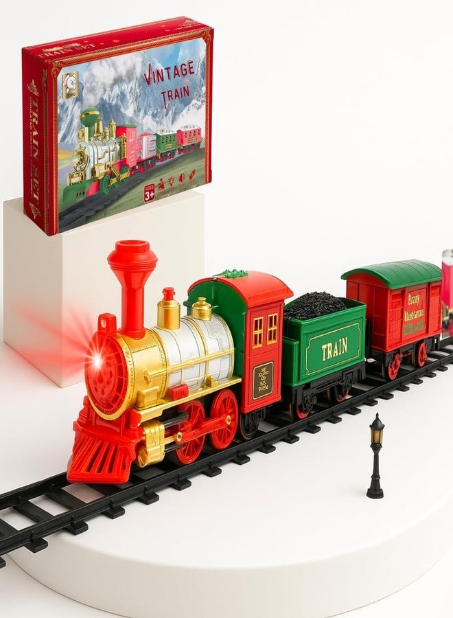 Braintastic Smok Train Toy Set with Sound and Music (Train Set-Vintage) - Image 1