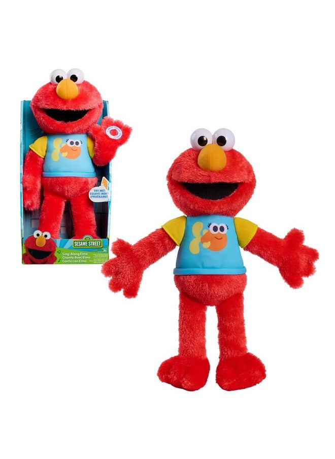 Sesame Street - Singalong Plush Elmo Officially Licensed Kids Toys For Ages 18 Month By Just Play - Image 1