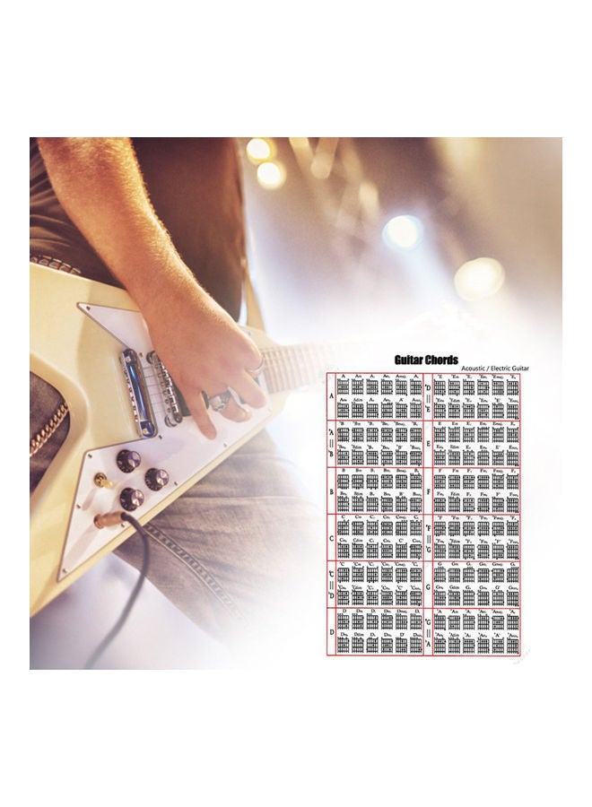 نيبمينينت ملصق جداري لجيتار كهربائي ومقياس - Image 2