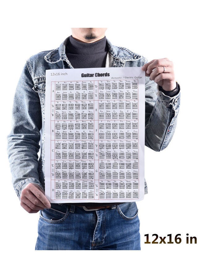 نيبمينينت ملصق جداري لجيتار كهربائي ومقياس - Image 3