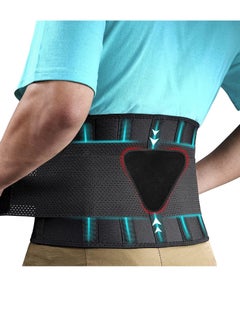 Cool Baby COOLBABY Waist Support Belt Suitable For Men And Women Back Support Belt Breathable Lumbar Support Belt Lumbar Cushion Relieve Low Back Pain Relieve Herniated Disc Sciatica Scoliosis XL Size  - Image 1