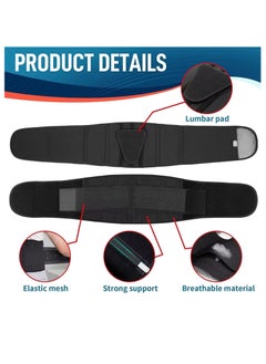 Cool Baby COOLBABY Waist Support Belt Suitable For Men And Women Back Support Belt Breathable Lumbar Support Belt Lumbar Cushion Relieve Low Back Pain Relieve Herniated Disc Sciatica Scoliosis XL Size  - Image 3