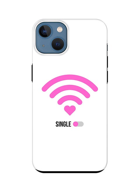 Tough Pro Series Case for Apple iPhone 14 Dual Layer hybrid PC & TPU Customized Mobile Cover Shield with inner TPU protection Matte Finish - Wifi Single Girl