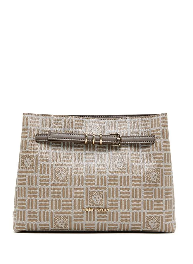 Anne Klein Patterned PU Crossbody Bag