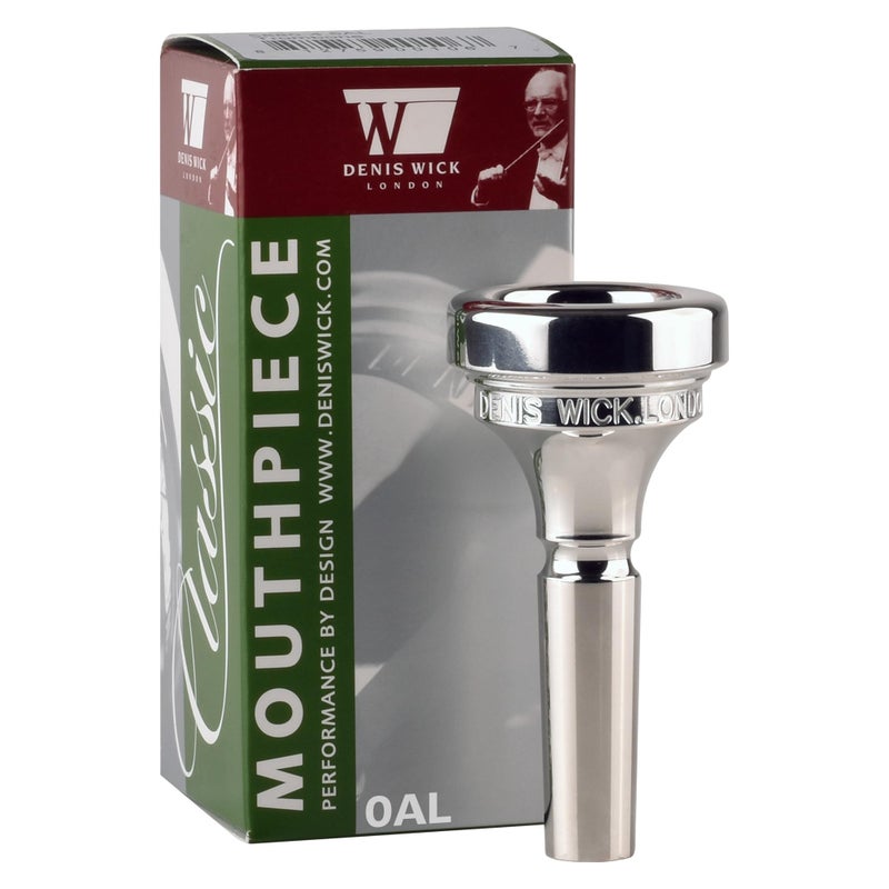 Denis Wick Classic Trombone Mouthpiece Silver Plated 58800AL Barrel Backbore for Balanced Tone Smooth Response Large Shank Fitting Trombone Accessory for Easy Articulation 274 x 61 x 76mm - Image 2