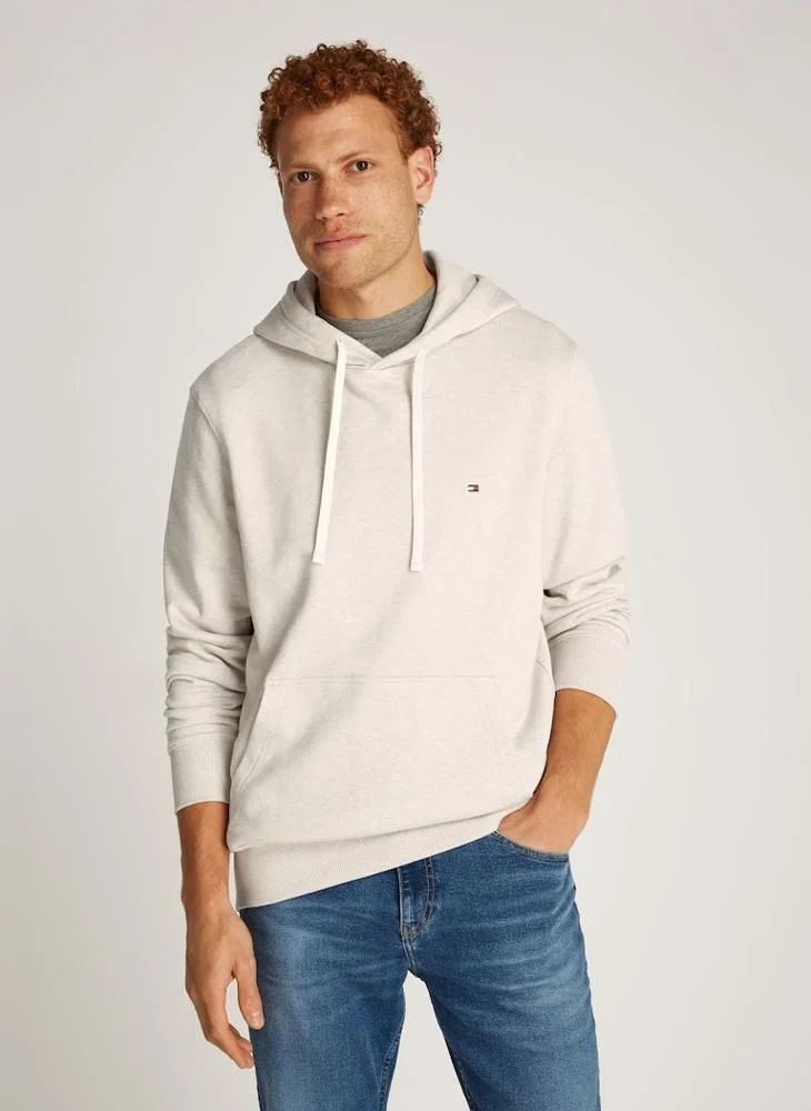 تومي هيلفيغر Logo Terry Pocket Detail Hoodie