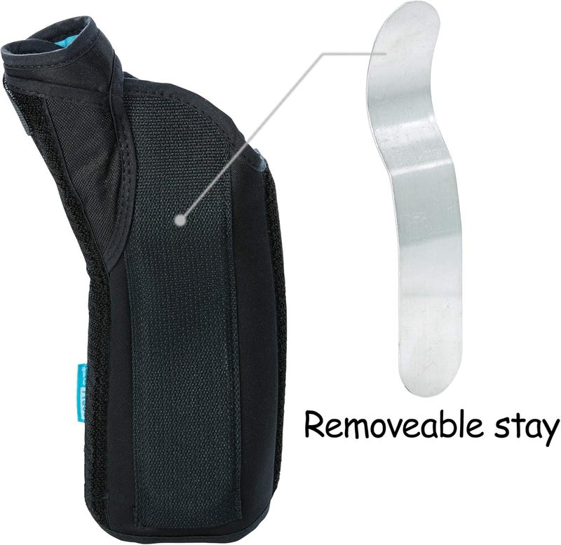 Ossur Formfit Thumb Spica Brace for DeQuervains Tendonitis Arthritis and Gamekeepers Thumb  Features Removable Aluminium Stays  Contact Closure Straps  Breathable Material  Left Small - Image 3