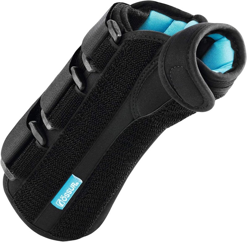 Ossur Formfit Thumb Spica Brace for DeQuervains Tendonitis Arthritis and Gamekeepers Thumb  Features Removable Aluminium Stays  Contact Closure Straps  Breathable Material  Left Small - Image 1