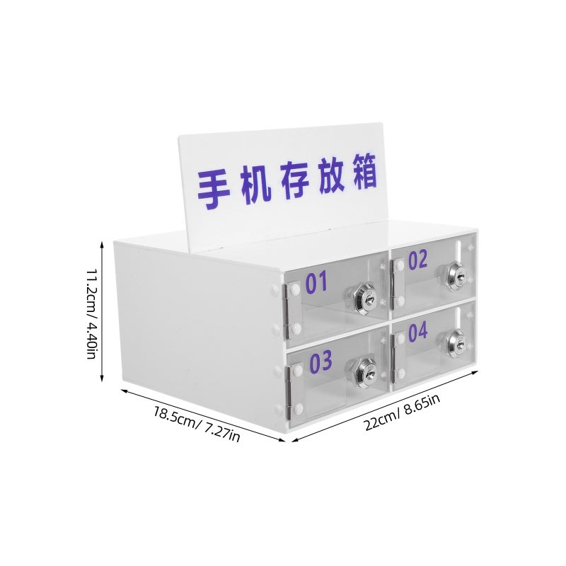 Mobile Phone Storage Cabinets, Individual Locks with Spacious Divisions for Versatile Use - Image 2