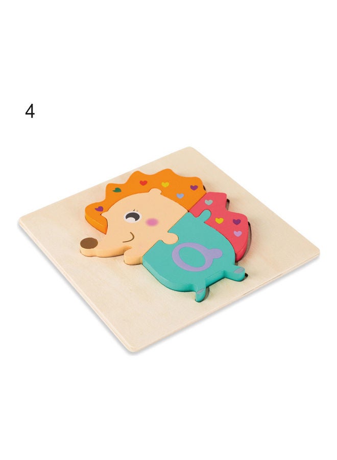 Wooden Animal Pattern Jigsaw Puzzle Set