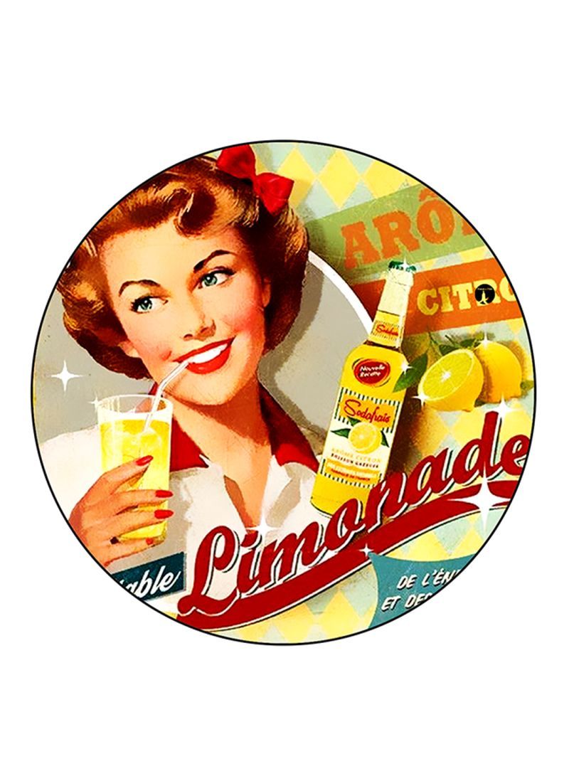 Vintage Art Printed Mouse Pad Multicolour
