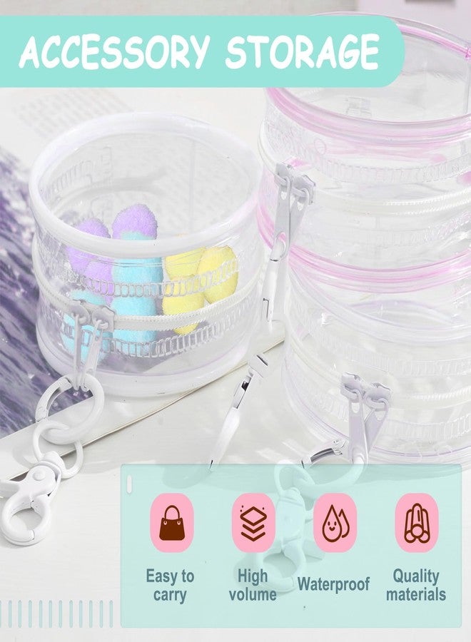 GTILE 4 Pcs Clear Figure Display Bag, Blind Box Keychain Case Lipsticks Carrying Bag, Great Carrying Case Boxes Mini Figures - Image 3