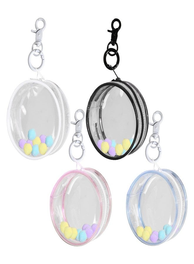 GTILE 4 Pcs Clear Figure Display Bag, Blind Box Keychain Case Lipsticks Carrying Bag, Great Carrying Case Boxes Mini Figures - Image 1
