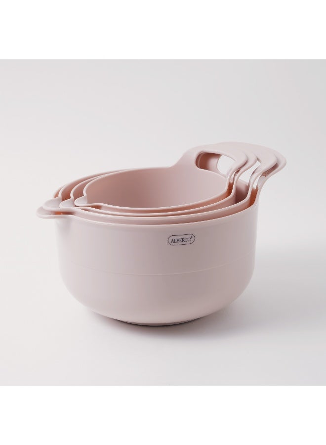 ألبرتو طقم أطباق خفق بولي بروبيلين 4 قطع 26.2*20.5*15.5سم - Image 1