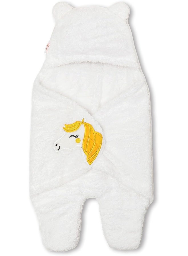 ماي نيو بون بطانية ماي نيوبورن ديزاينر للأطفال - عبوة من قطعة واحدة (يونيكورن أبيض) - Image 5