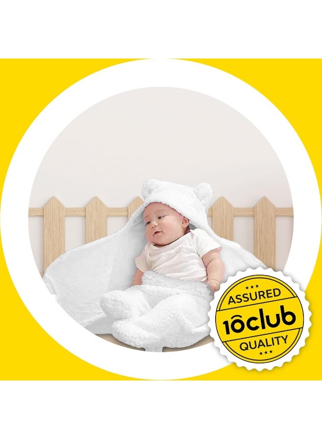 ماي نيو بون بطانية ماي نيوبورن ديزاينر للأطفال - عبوة من قطعة واحدة (يونيكورن أبيض) - Image 2