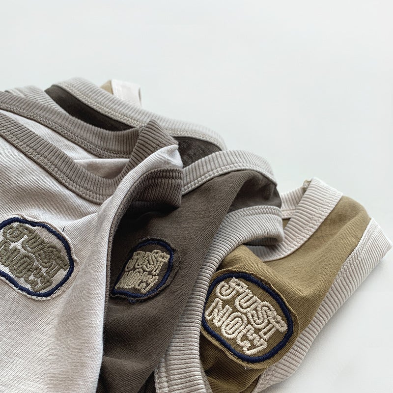 Cool Feeling~ Children'S Vest And Sleeveless Shirt, New Summer Style For Boys And Girls, Korean Style, Vintage Versatile Top, T-Shirt, 2026 Trend - Image 5