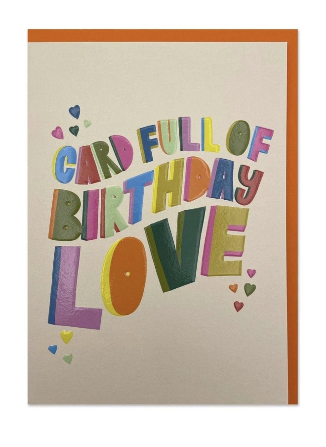 Raspberry Blossom Raspberry Blossom Full Of Birthday Love Greeting Card  - Image 1