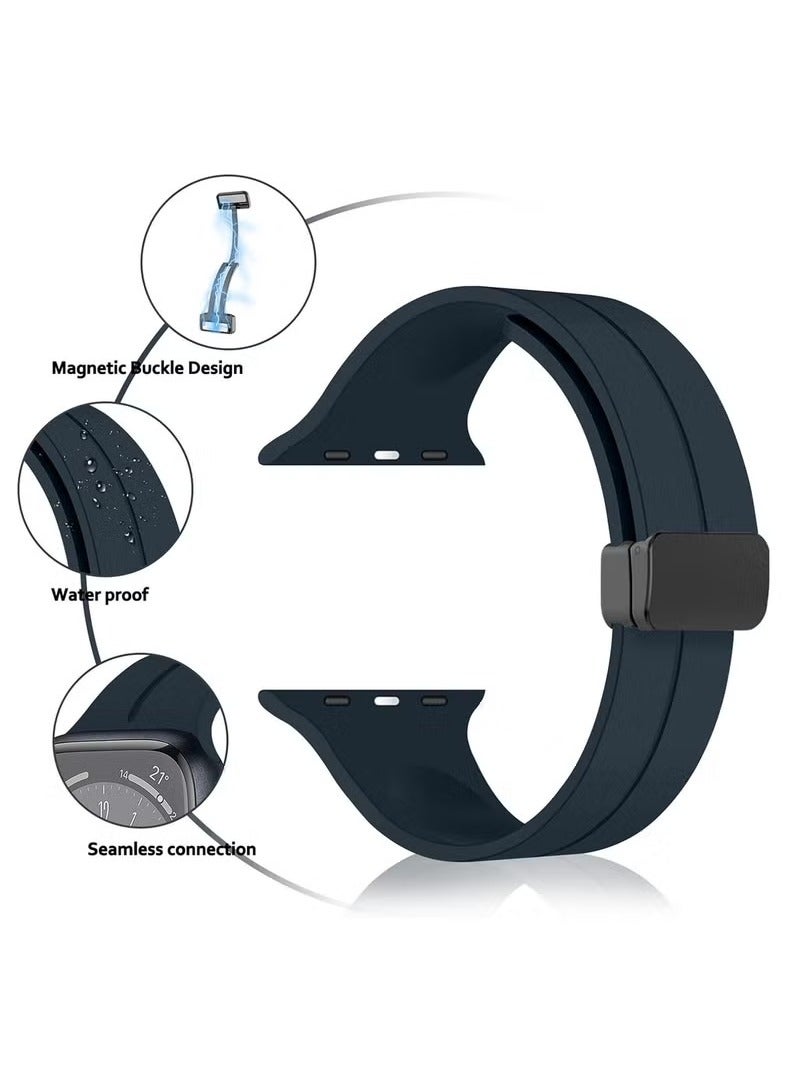 MIGOFAST Apple Watch Band 38mm 40mm 41mm Quick Release  Skin Friendly Soft Silicone Sport Watch - Image 3